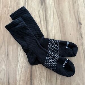 Bombas Black Crew Socks